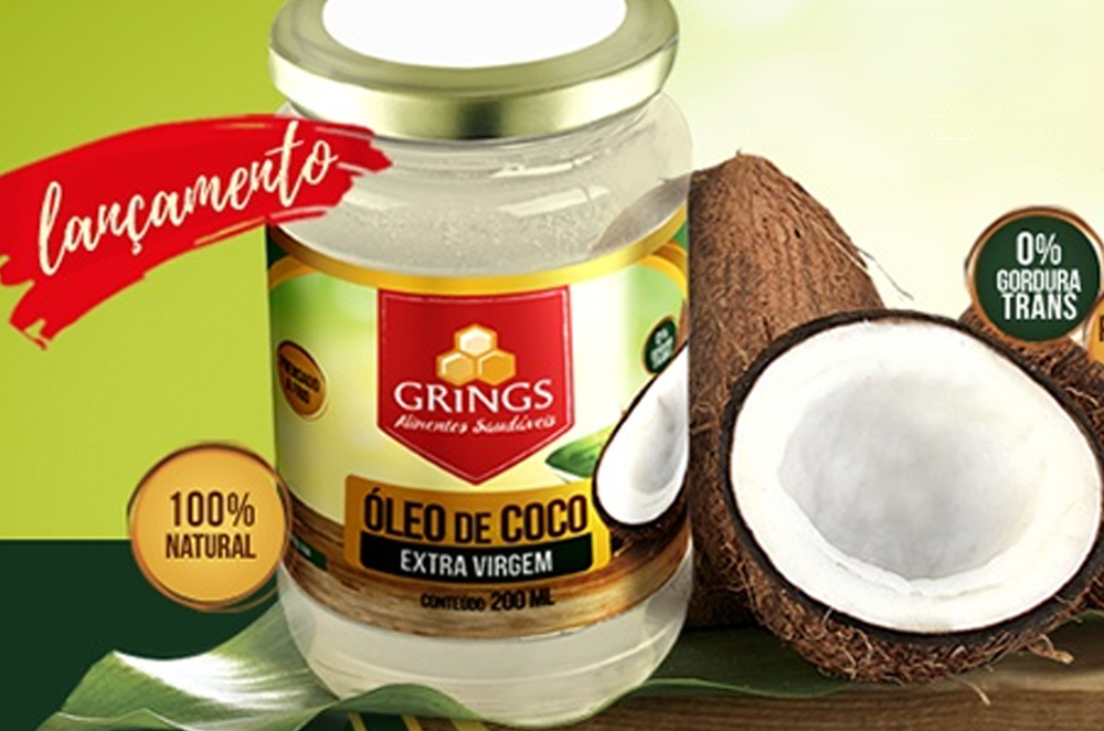 Grings lança óleo de coco extravirgem - Abiad 