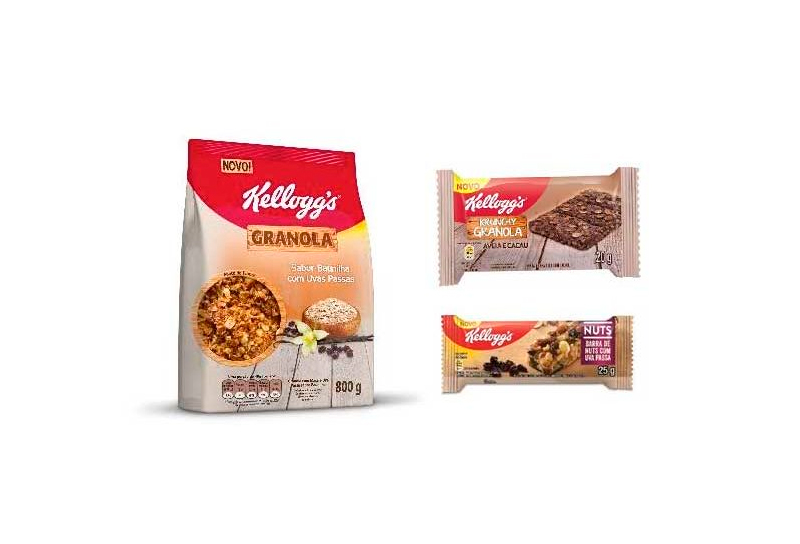 Kellogg lança nova linha de granolas e barras de cereais - Abiad 