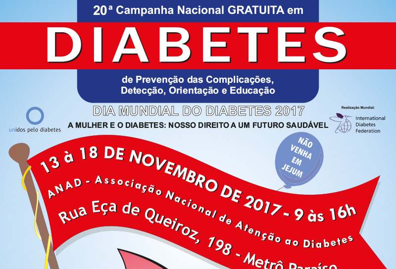 20ª Campanha Nacional Gratuita em Diabetes - Abiad 