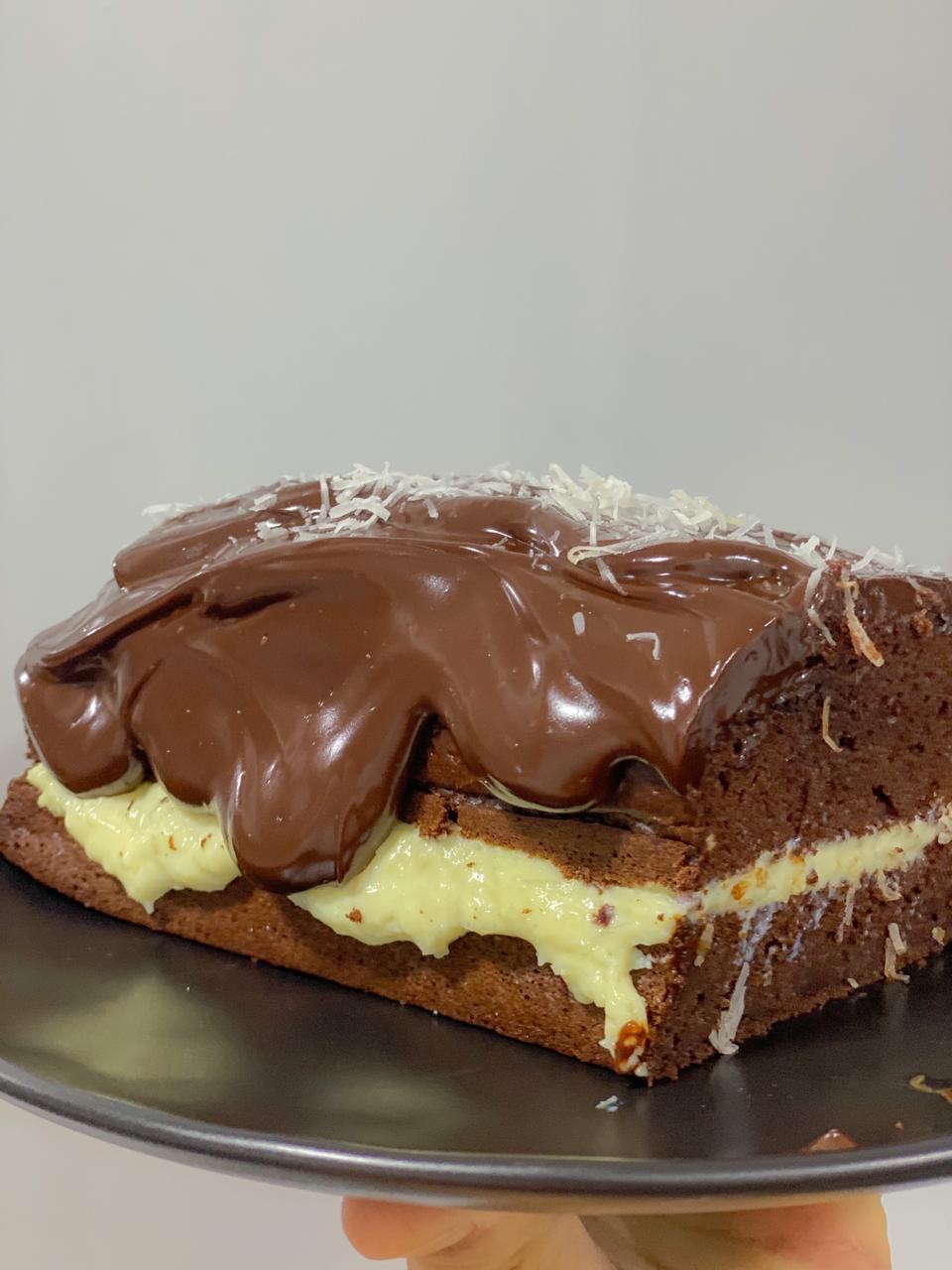 Bolo de Chocolate com Café e Sucralose - Abiad 