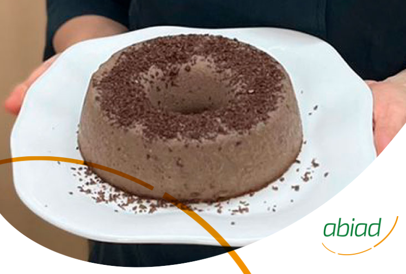 Brigadeirão feito com sucralose